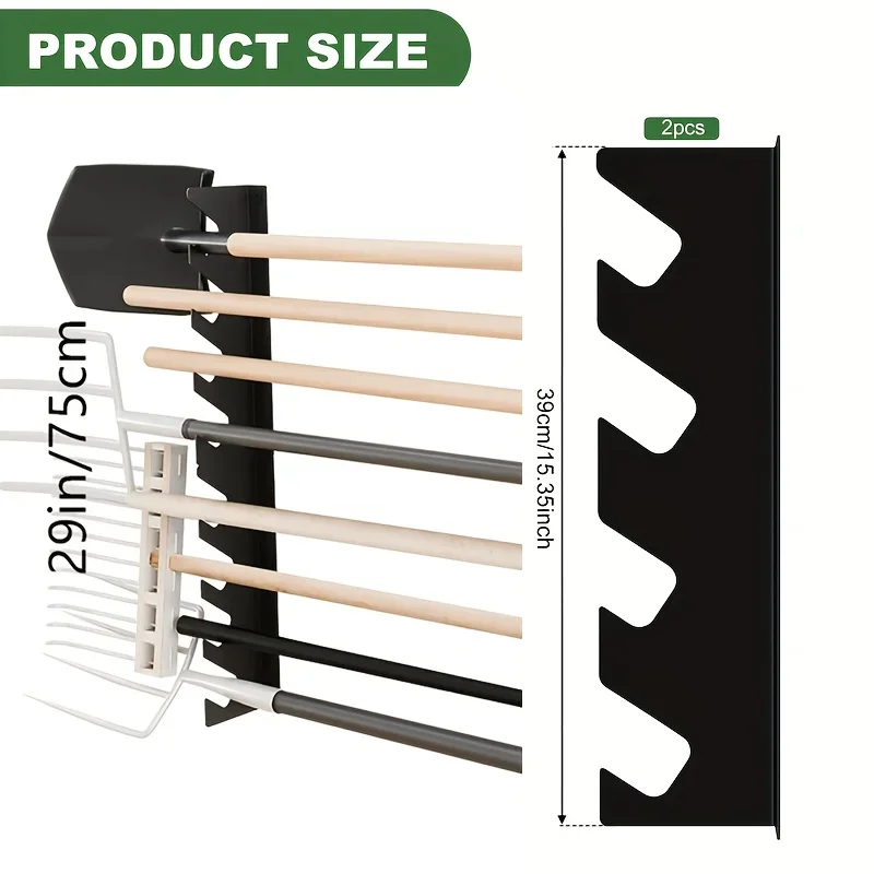 Gardening Tools Shovel - Настенный металлический держатель для садовых инструментов