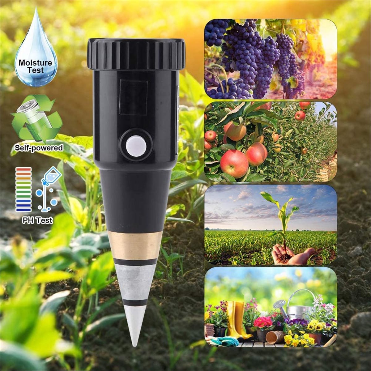Soil Ph Meter - Измеритель pH и влажности почвы LNHF