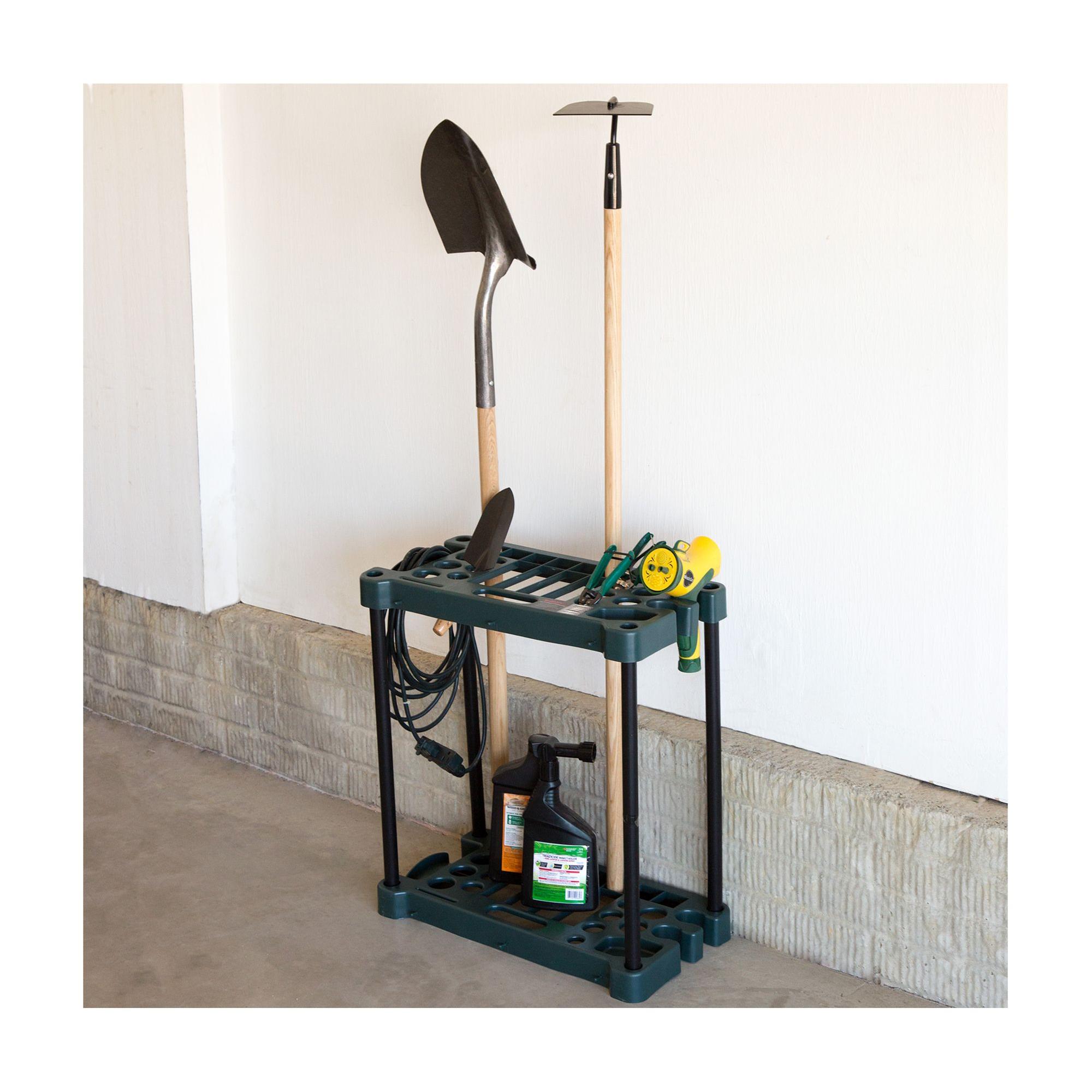 Gardening Tools Shovel - 23-дюймовая настенная многофункциональная стойка для инструментов,