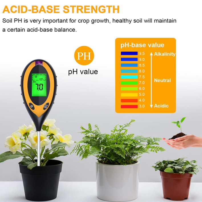 Многофункциональный тестер поч – обзор и цена Soil Ph Meter