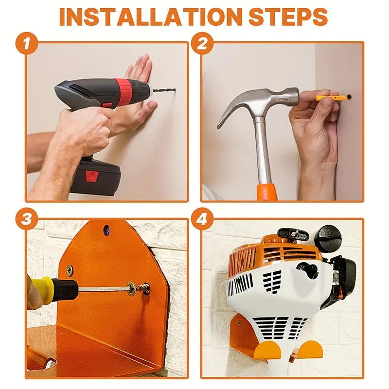 Кронштейн для хранения триммер – обзор и цена Gardening Tools Required