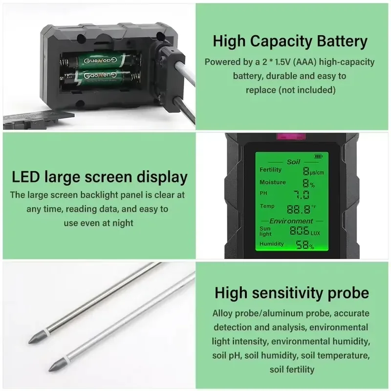 Новый стиль 2026: Измеритель в – обзор и цена Soil Ph Meter