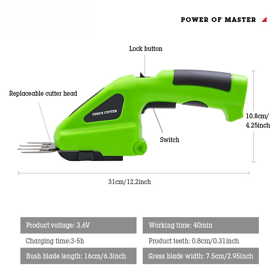 Набор аккумуляторных инструмен – обзор и цена Gardening Tools Battery Powered