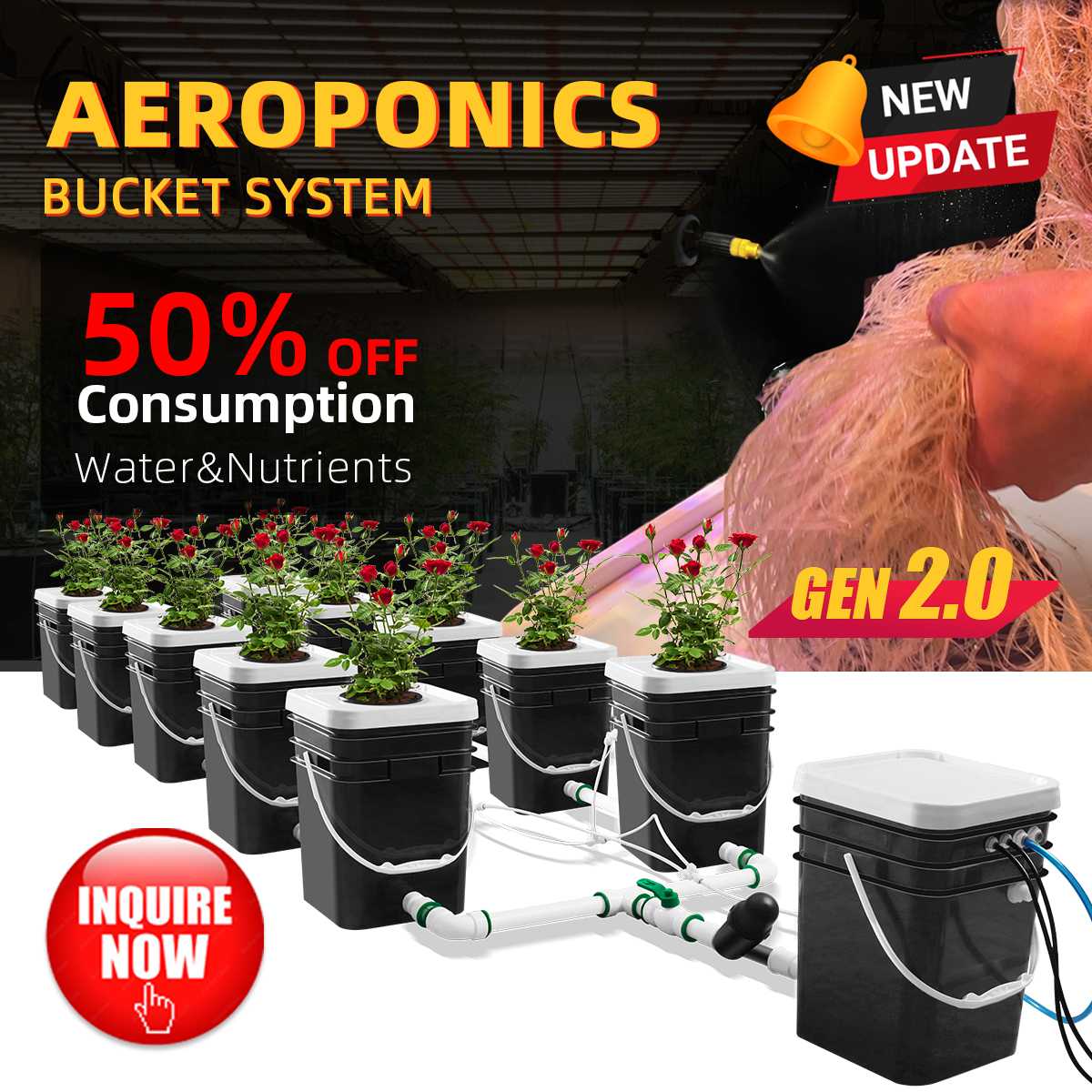 Лучшее качество, полив в помещ – обзор и цена Gardening Tools Best Quality