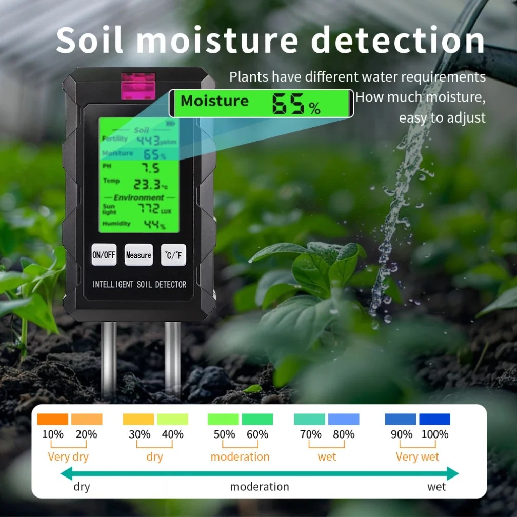 Многофункциональный измеритель – обзор и цена Soil Ph Meter